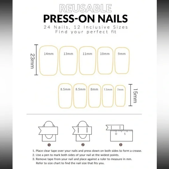 Gold and White French Press On Nails π
π - Picture 3 of 3